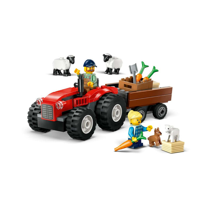 LEGO Trattore Agricolo Rosso Con Rimorchio E Pecore - 60461