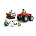 LEGO Trattore Agricolo Rosso Con Rimorchio E Pecore - 60461