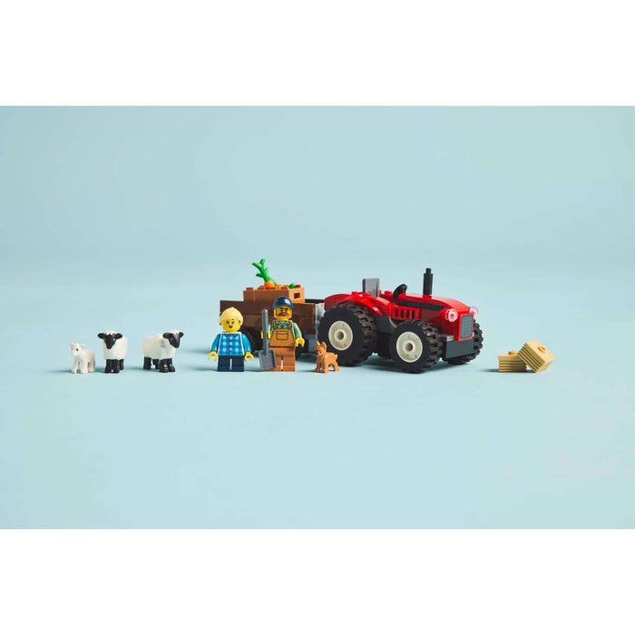 LEGO Trattore Agricolo Rosso Con Rimorchio E Pecore - 60461