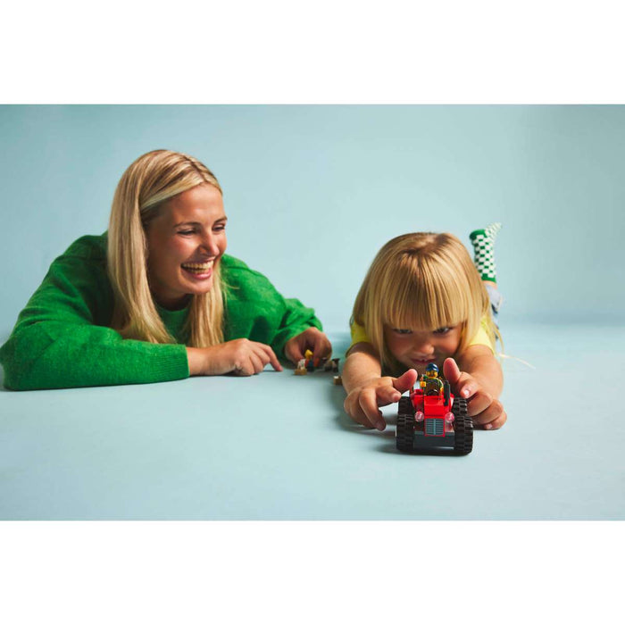 LEGO Trattore Agricolo Rosso Con Rimorchio E Pecore - 60461