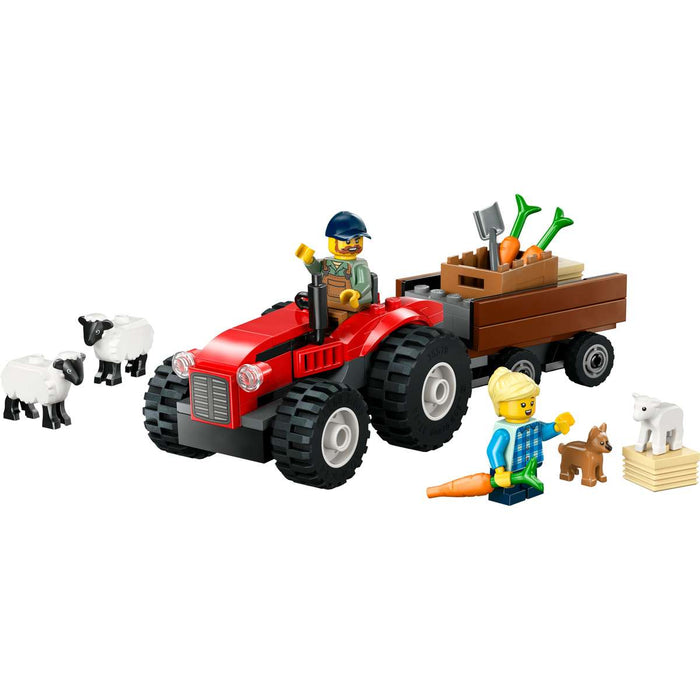 LEGO Trattore Agricolo Rosso Con Rimorchio E Pecore - 60461