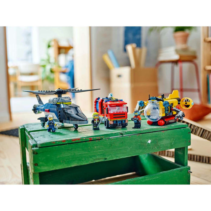 LEGO Elicottero Autopompa E Sottomarino - 60462