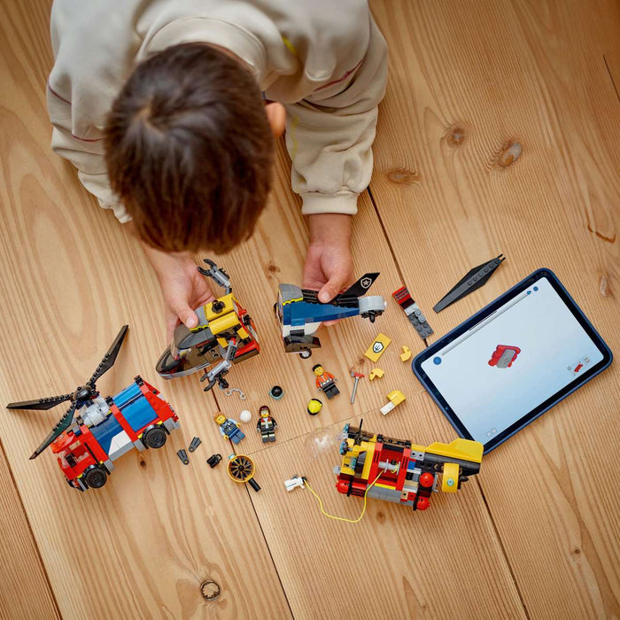 LEGO Elicottero Autopompa E Sottomarino - 60462