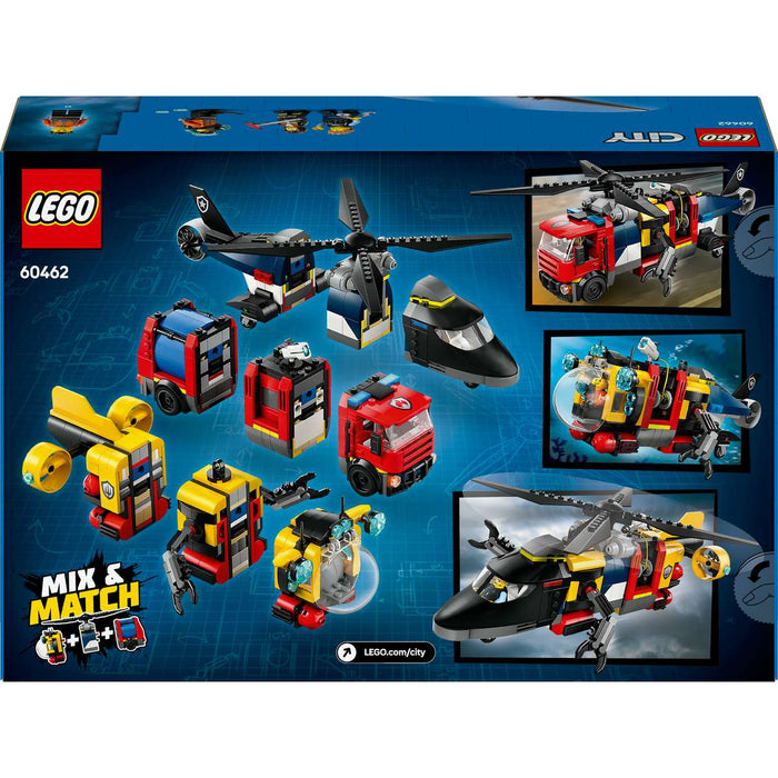 LEGO Elicottero Autopompa E Sottomarino - 60462