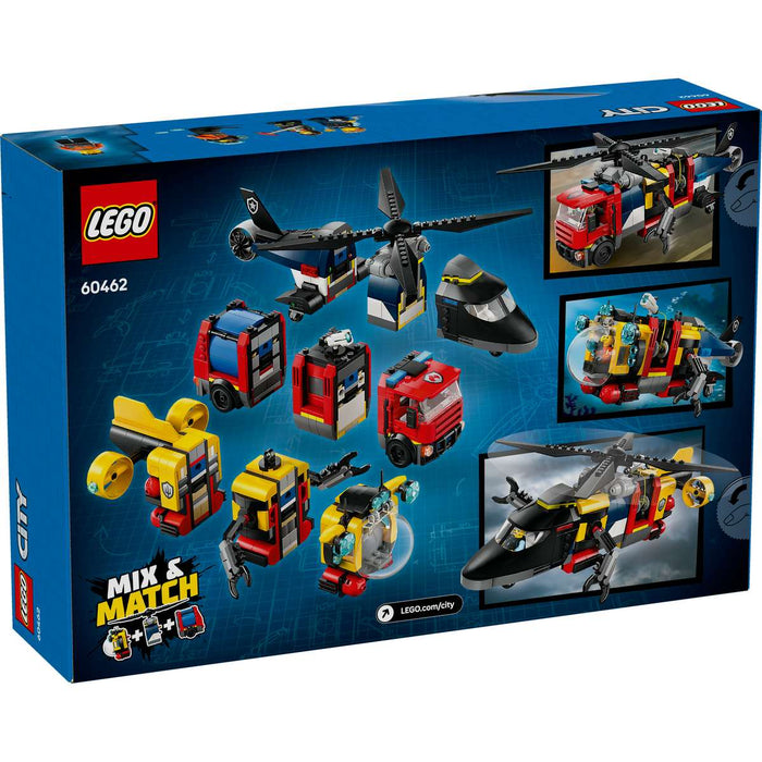 LEGO Elicottero Autopompa E Sottomarino - 60462