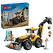 LEGO Scavatrice Da Cantiere Gialla - 60480, Veicolo Giocattolo Con 2 Minifigure, Benna E Braccio Funzionanti, Regalo Da 7+