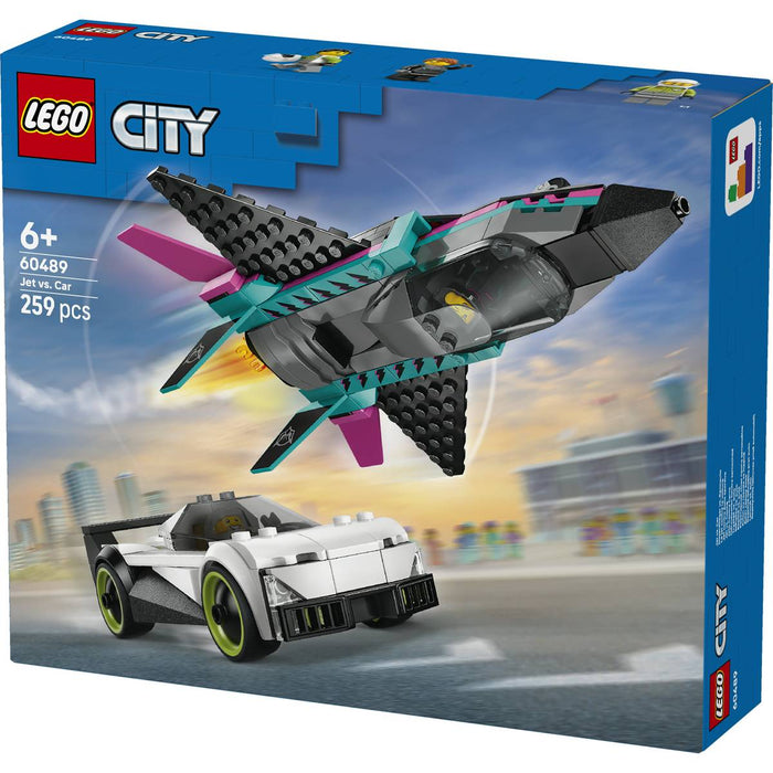 LEGO Jet Contro Auto Sportiva - 60489