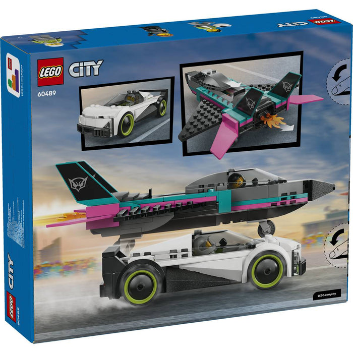 LEGO Jet Contro Auto Sportiva - 60489