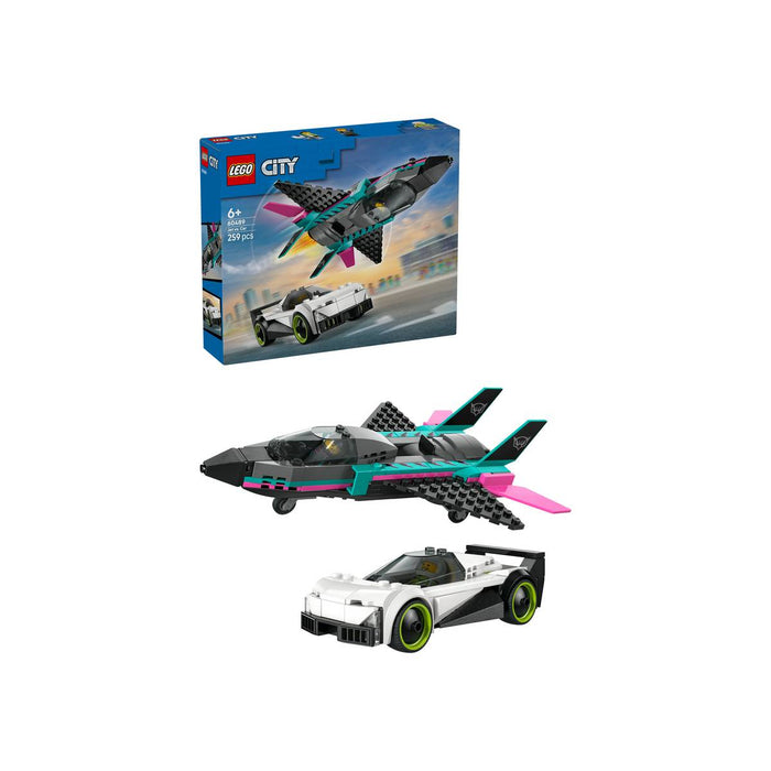 LEGO Jet Contro Auto Sportiva - 60489