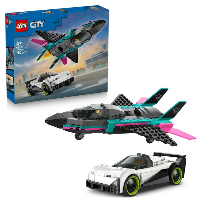 LEGO Jet Contro Auto Sportiva - 60489