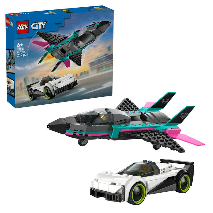 LEGO Jet Contro Auto Sportiva - 60489
