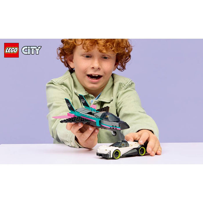 LEGO Jet Contro Auto Sportiva - 60489