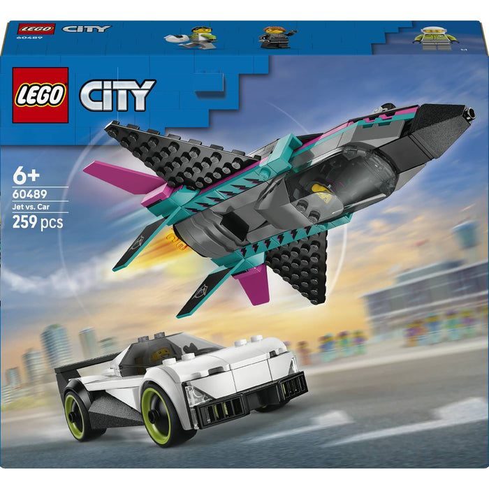 LEGO Jet Contro Auto Sportiva - 60489