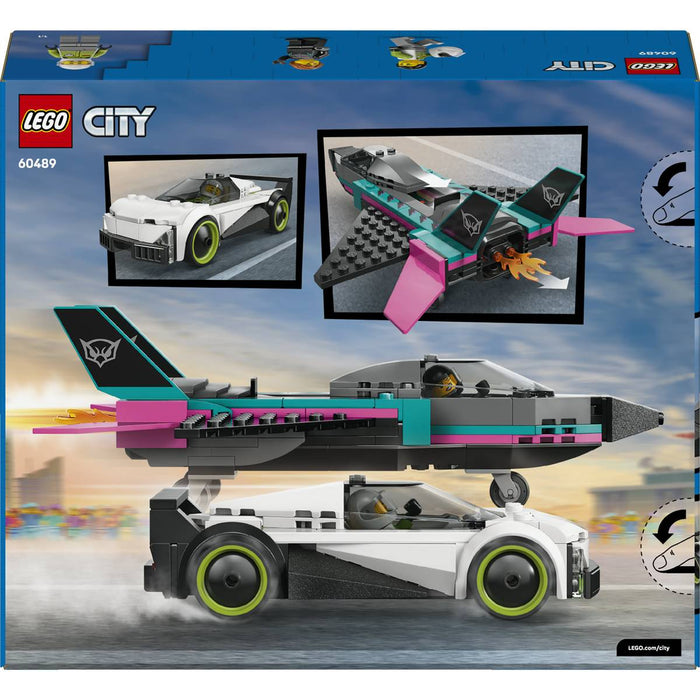 LEGO Jet Contro Auto Sportiva - 60489