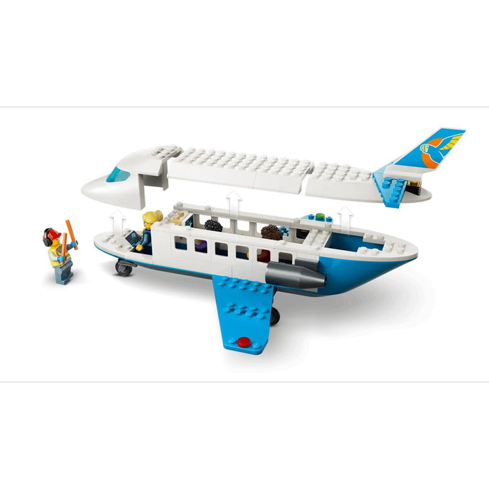LEGO Jet Passeggeri - 60492, Modellino Di Aereo Giocattolo Con 4 Minifigure E Accessori, Giochi Didattici, Regalo Per 4+