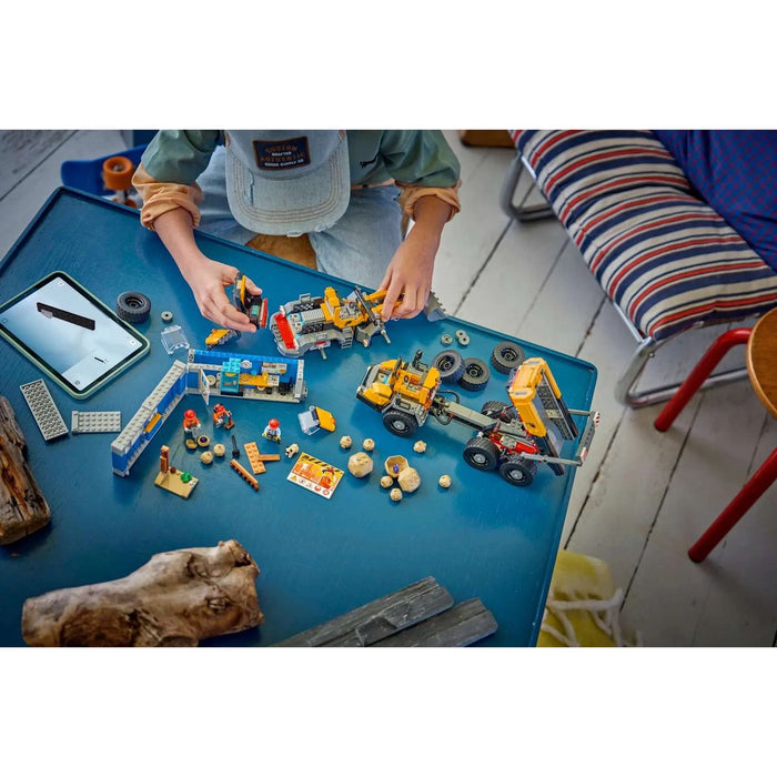 LEGO Camion Ribaltabile E Pala Meccanica - 60494, Veicoli Giocattolo Con Funzioni E 3 Minifigure, Regalo Per Bambini Da 8+