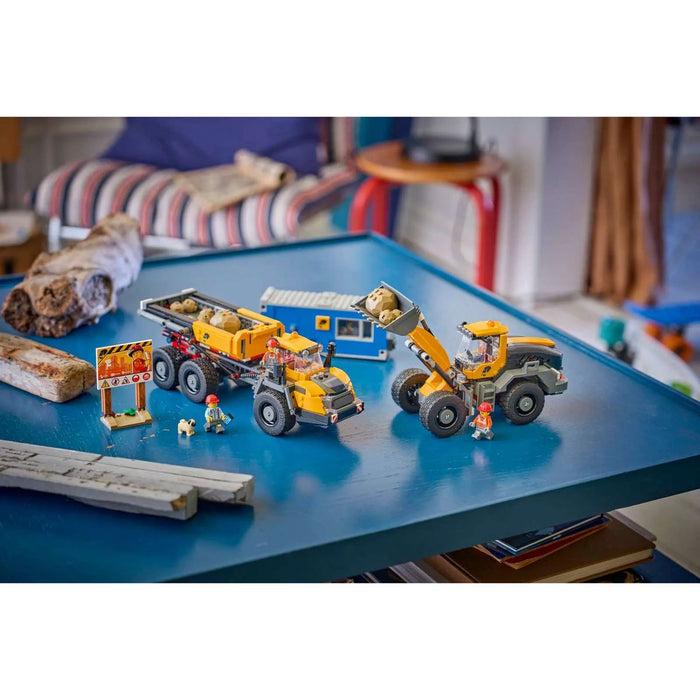 LEGO Camion Ribaltabile E Pala Meccanica - 60494, Veicoli Giocattolo Con Funzioni E 3 Minifigure, Regalo Per Bambini Da 8+