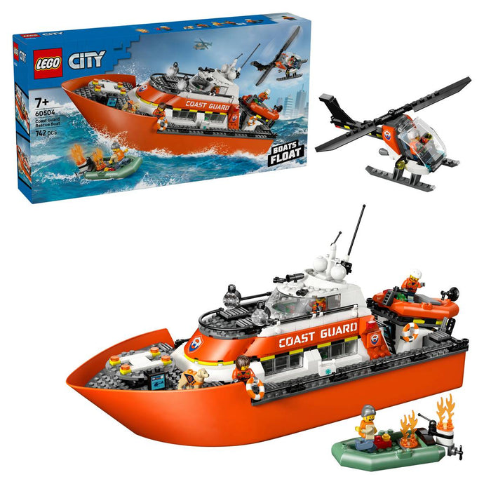 LEGO Motoscafo Di Soccorso Ed Elicottero Della Guardia Costiera - 60504