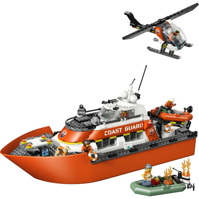 LEGO Motoscafo Di Soccorso Ed Elicottero Della Guardia Costiera - 60504