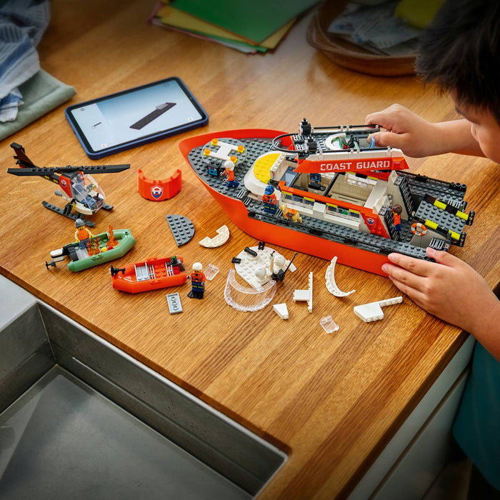 LEGO Motoscafo Di Soccorso Ed Elicottero Della Guardia Costiera - 60504