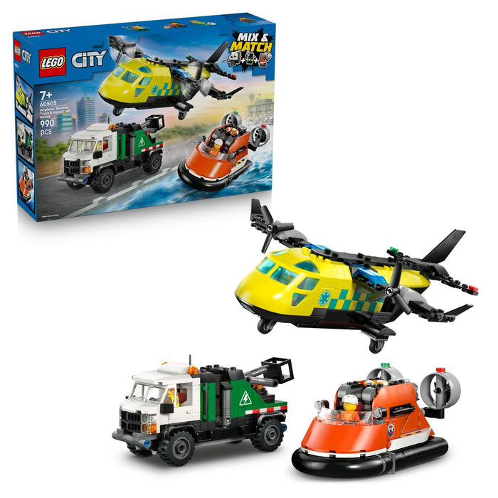 LEGO Remix Aereo Camion Di Servizio E Hovercraft - 60505