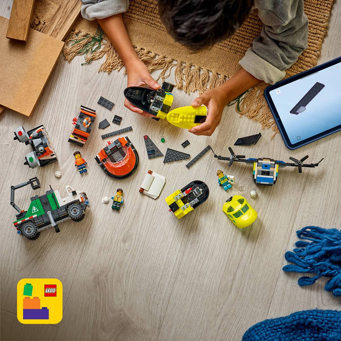 LEGO Remix Aereo Camion Di Servizio E Hovercraft - 60505