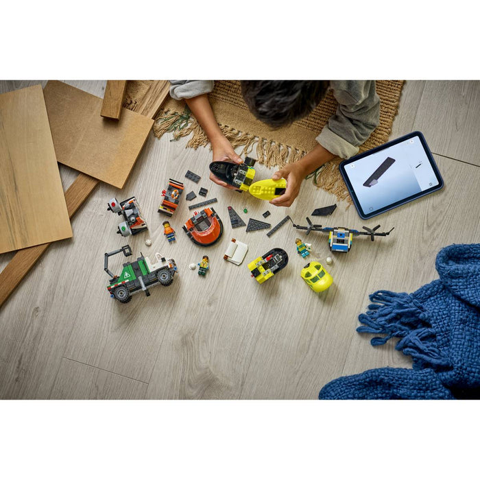 LEGO Remix Aereo Camion Di Servizio E Hovercraft - 60505
