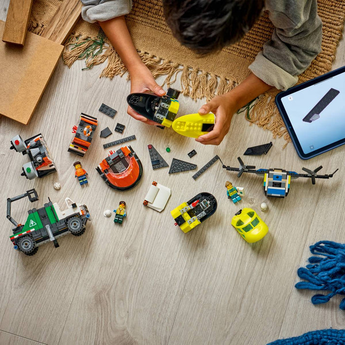 LEGO Remix Aereo Camion Di Servizio E Hovercraft - 60505