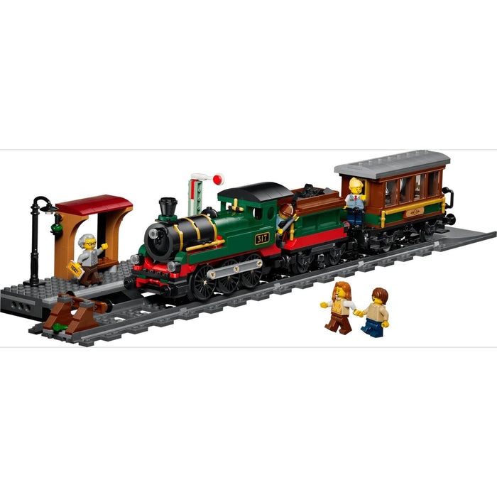 LEGO Treno A Vapore Vintage - 60511, Giocattolo Stem Con Stazione, Binari, Cabina Di Comando E Segnale Di Stop, Regalo 7+
