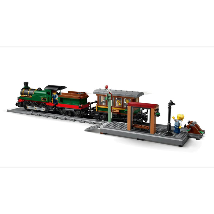 LEGO Treno A Vapore Vintage - 60511, Giocattolo Stem Con Stazione, Binari, Cabina Di Comando E Segnale Di Stop, Regalo 7+