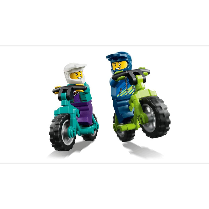 LEGO Furgone Delle Avventure Per Mountain Bike Con 2 Biciclette Giocattolo - 60512, 2 Minifigure E Accessori, Regalo Da 7+