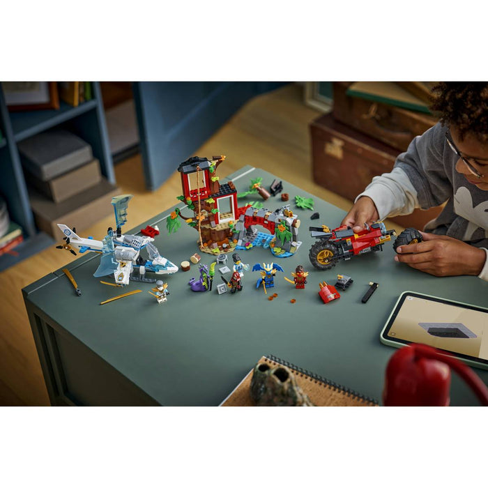 LEGO Battaglia Alla Casa Sull'Albero Con Veicolo Ninja - 71857