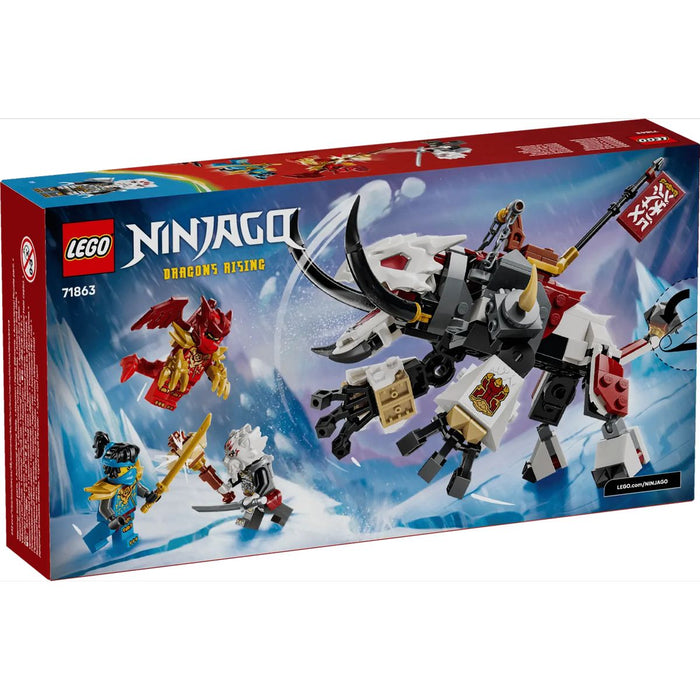 LEGO Zilvar E Grimtak La Bestia Drago - 71863, Giocattolo Ninja Con Action Figure E 3 Minifigure, Regalo Per Bambini 7+