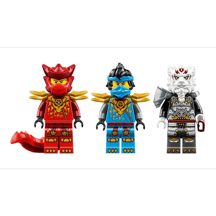 LEGO Zilvar E Grimtak La Bestia Drago - 71863, Giocattolo Ninja Con Action Figure E 3 Minifigure, Regalo Per Bambini 7+
