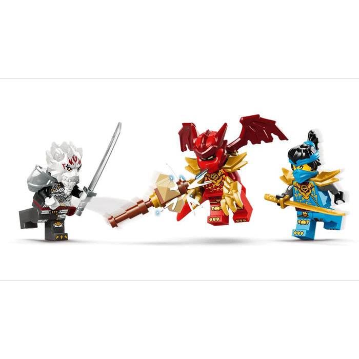 LEGO Zilvar E Grimtak La Bestia Drago - 71863, Giocattolo Ninja Con Action Figure E 3 Minifigure, Regalo Per Bambini 7+