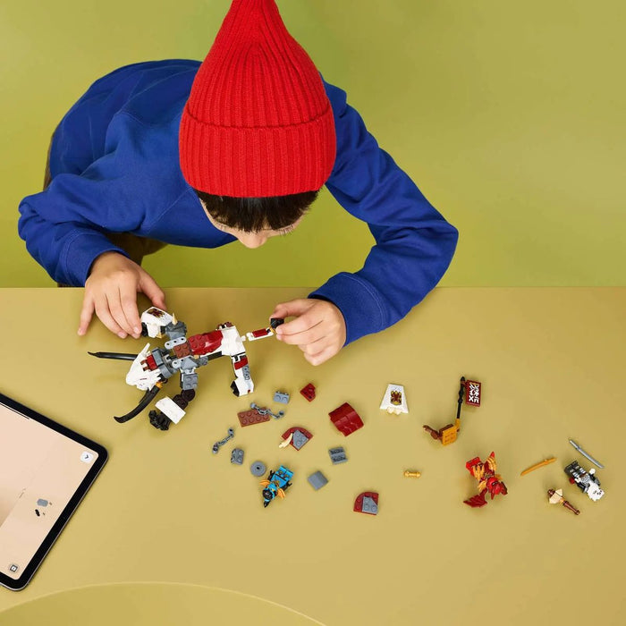 LEGO Zilvar E Grimtak La Bestia Drago - 71863, Giocattolo Ninja Con Action Figure E 3 Minifigure, Regalo Per Bambini 7+