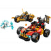 LEGO Veicoli Combinanti Di Kai E Cole - 71864, Con Macchina E Moto Giocattolo E 3 Minifigure, Regalo Per Bambini Da 7+