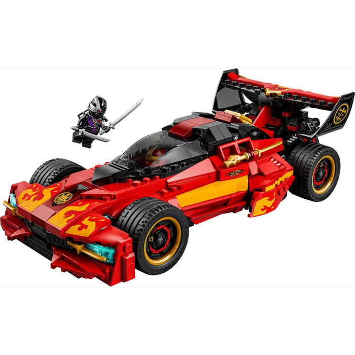 LEGO Super-Bolide Ninja X-1 - 15° Anniversario - 71867, Modello Auto Con Moto Giocattolo E 3 Minifigure, Regalo Per 14+