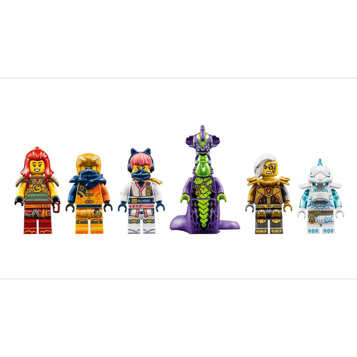 LEGO Mech Drago Mutaforma Di Wyldfyre - 71868, Action Figure Giocattolo 2In1 Con Mech E 6 Minifigure, Regalo Bambini 9+