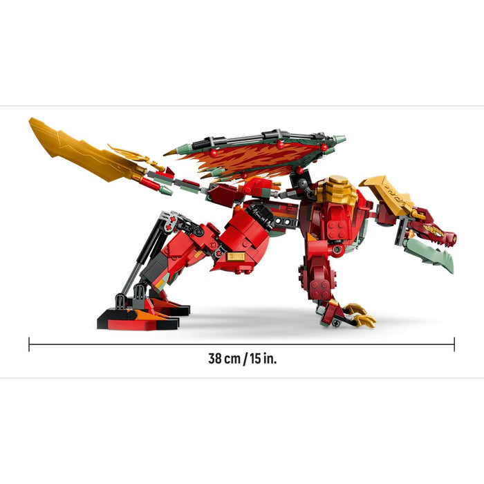 LEGO Mech Drago Mutaforma Di Wyldfyre - 71868, Action Figure Giocattolo 2In1 Con Mech E 6 Minifigure, Regalo Bambini 9+