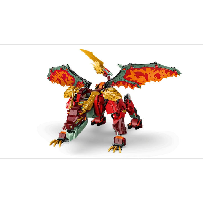 LEGO Mech Drago Mutaforma Di Wyldfyre - 71868, Action Figure Giocattolo 2In1 Con Mech E 6 Minifigure, Regalo Bambini 9+