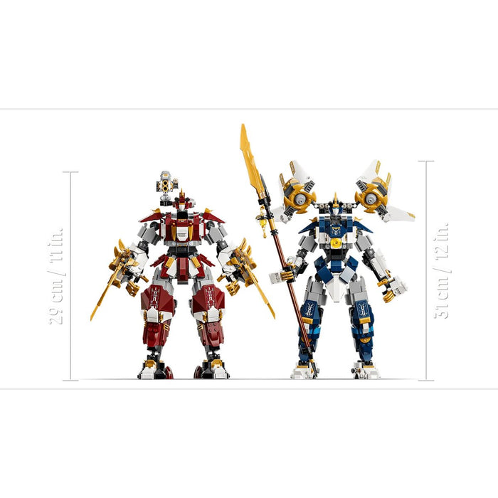 LEGO Mech Titanici Gemelli - 71870, Giocattolo Con 2 Action Figure E 3 Minifigure, Regalo Per Bambini Da 12+ Anni