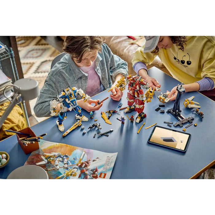 LEGO Mech Titanici Gemelli - 71870, Giocattolo Con 2 Action Figure E 3 Minifigure, Regalo Per Bambini Da 12+ Anni