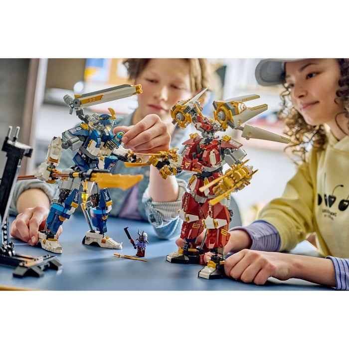 LEGO Mech Titanici Gemelli - 71870, Giocattolo Con 2 Action Figure E 3 Minifigure, Regalo Per Bambini Da 12+ Anni