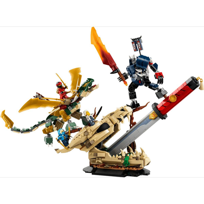 LEGO Battaglia Alla Lama Del Drago - 71871, Giocattolo Con Drago, Action Figure E 4 Minifigure, Regalo Per Bambini 9+