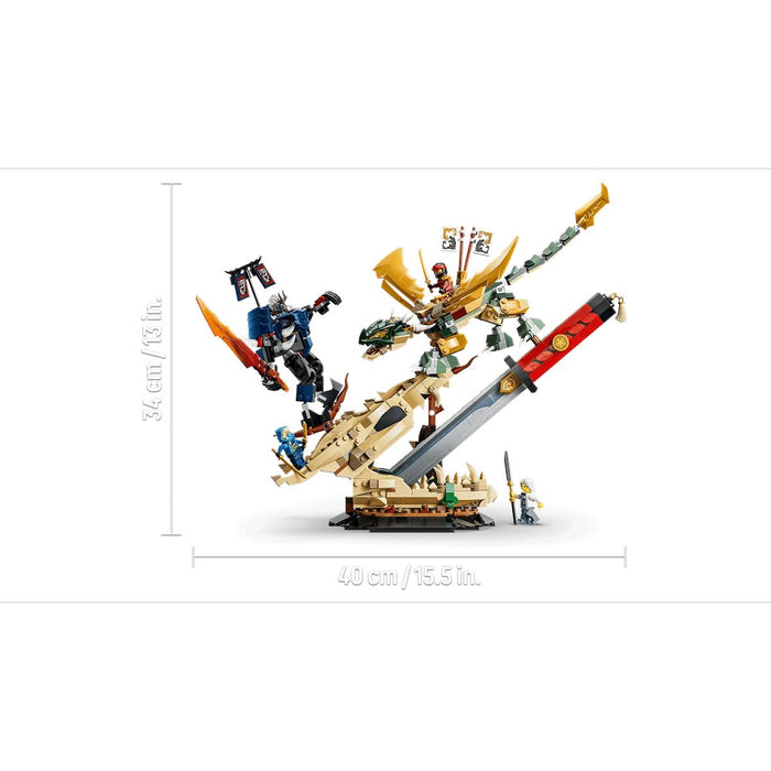 LEGO Battaglia Alla Lama Del Drago - 71871, Giocattolo Con Drago, Action Figure E 4 Minifigure, Regalo Per Bambini 9+