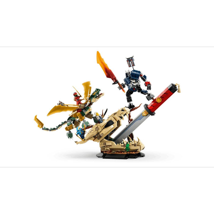 LEGO Battaglia Alla Lama Del Drago - 71871, Giocattolo Con Drago, Action Figure E 4 Minifigure, Regalo Per Bambini 9+