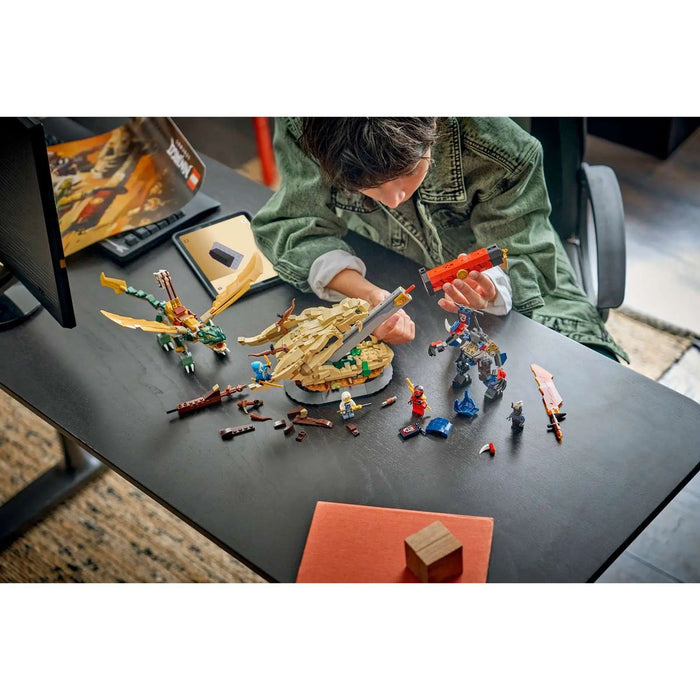 LEGO Battaglia Alla Lama Del Drago - 71871, Giocattolo Con Drago, Action Figure E 4 Minifigure, Regalo Per Bambini 9+