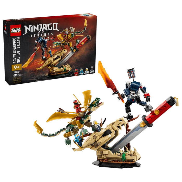 LEGO Battaglia Alla Lama Del Drago - 71871, Giocattolo Con Drago, Action Figure E 4 Minifigure, Regalo Per Bambini 9+