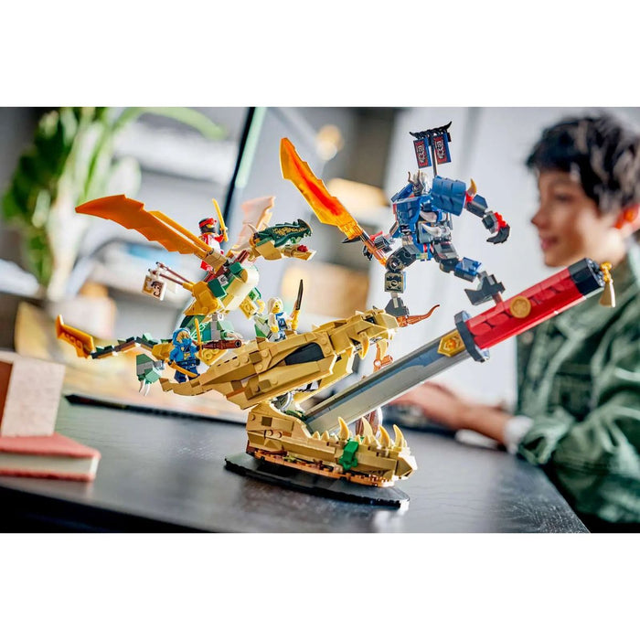 LEGO Battaglia Alla Lama Del Drago - 71871, Giocattolo Con Drago, Action Figure E 4 Minifigure, Regalo Per Bambini 9+